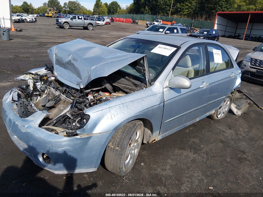 2006 Kia Spectra Ex/Lx/Sx, Front & Rear, IAAI, VIN KNAFE121065280115 — photo 2