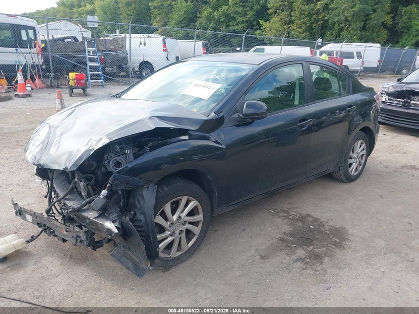 Vin: jm1bl1v89c1540787, lot: 46650308, mazda mazda3 i touring 20122