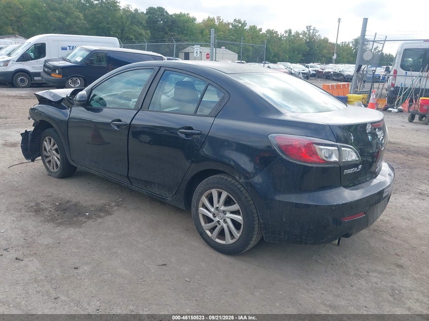 Vin: jm1bl1v89c1540787, lot: 46650308, mazda mazda3 i touring 20123