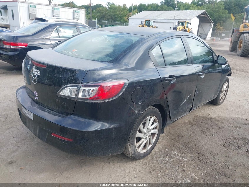 Vin: jm1bl1v89c1540787, lot: 46650308, mazda mazda3 i touring 20124