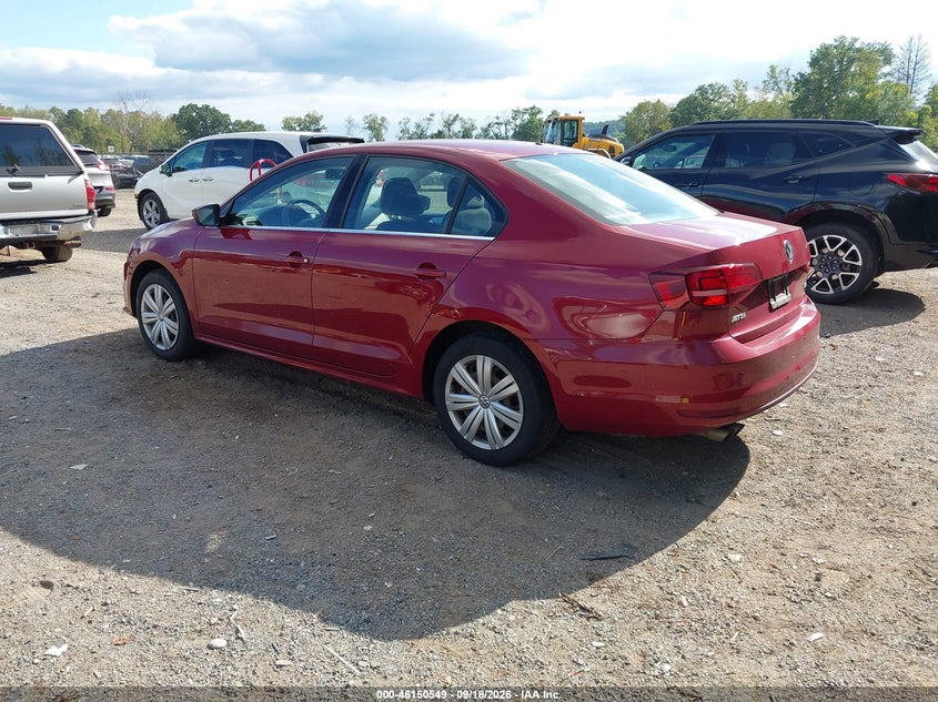 Vin: 3vw167ajxhm275044, lot: 46650334, volkswagen jetta 1.4t s 20173