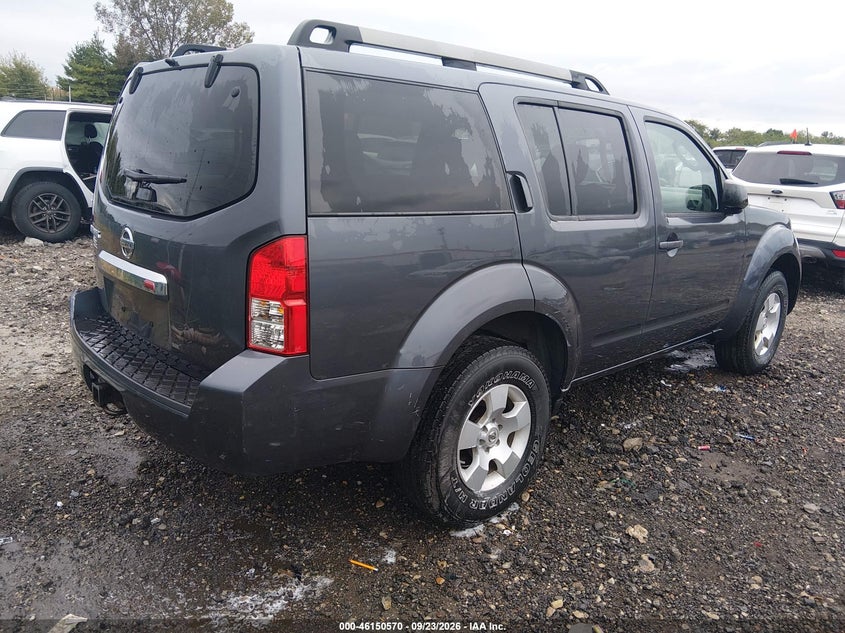 Vin: 5n1ar1nb7cc632020, lot: 46650355, nissan pathfinder s 20124