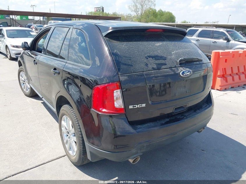 Vin: 2fmdk3jc0ebb55168, lot: 46650357, ford edge sel 20143
