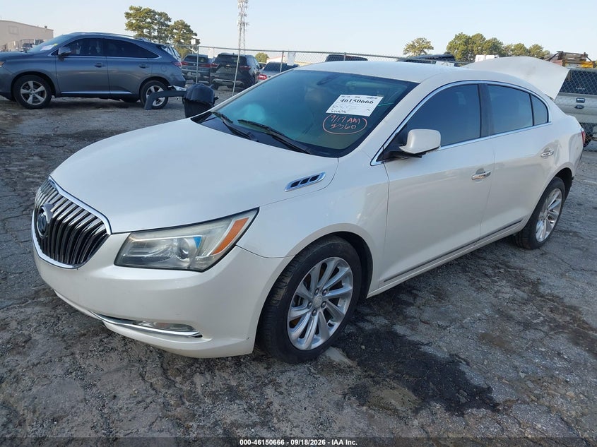 Vin: 1g4gb5g38ef101096, lot: 46650451, buick lacrosse leather group 20142
