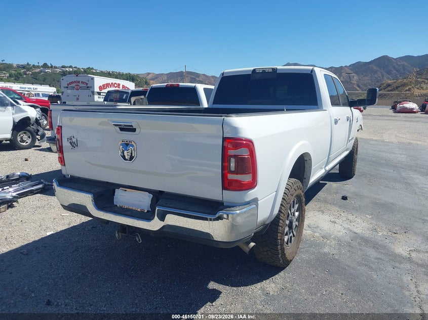 Vin: 3c6ur5ll0mg601119, lot: 46650486, ram 2500 longhorn 20214