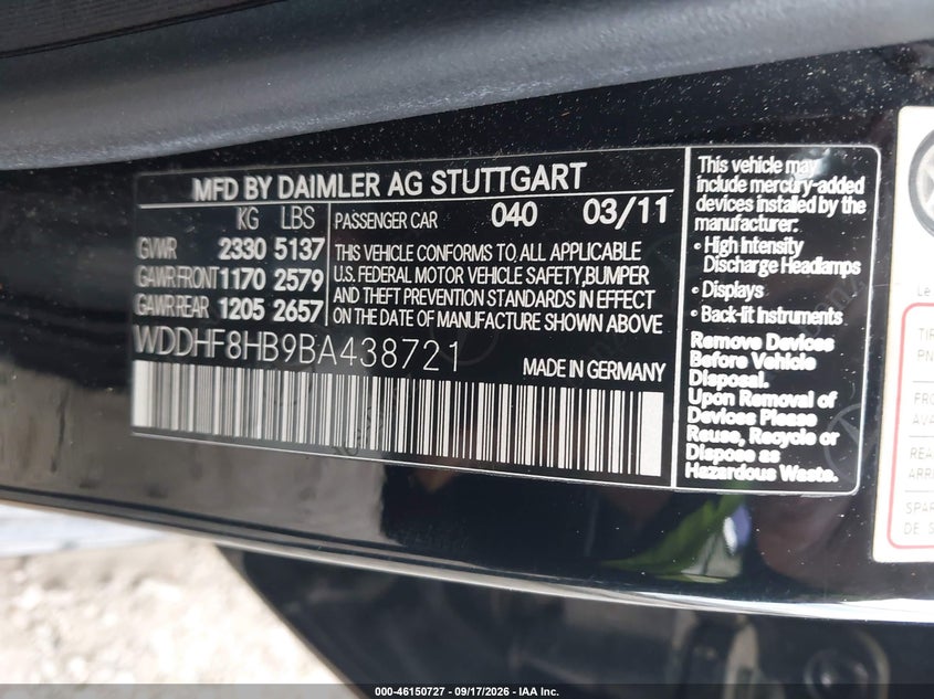 2011 MERCEDES-BENZ E 350 4MATIC · Фото 9