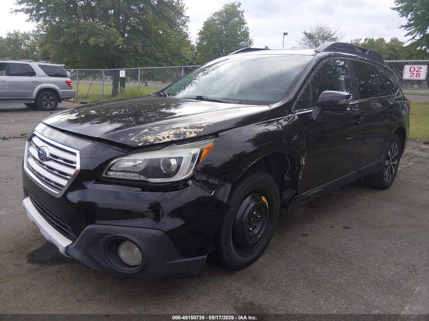 Vin: 4s4bsalc6g3256002, lot: 46650524, subaru outback 2.5i limited 20162