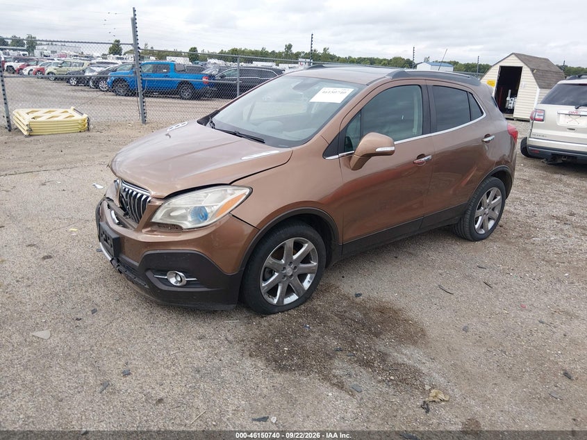 Vin: kl4cjcsb3gb716491, lot: 46650525, buick encore leather 20162