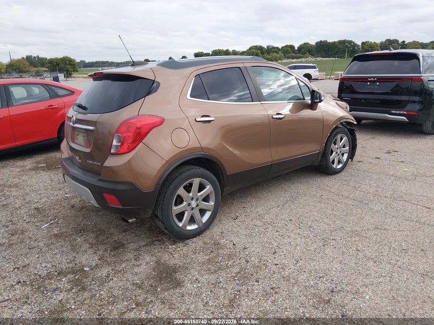 Vin: kl4cjcsb3gb716491, lot: 46650525, buick encore leather 20164