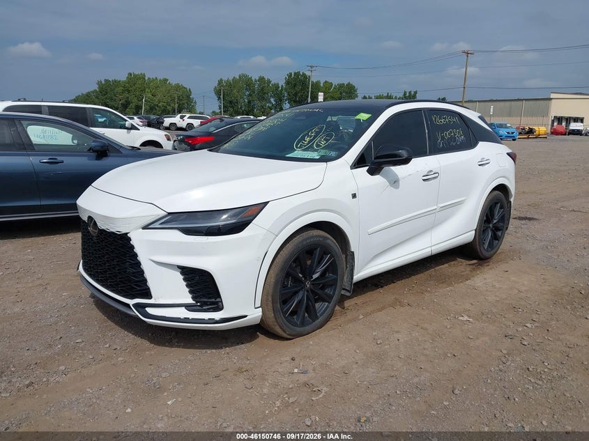 Vin: 2t2bcmea0pc007308, lot: 46650531, lexus rx 500h f sport performance 20232