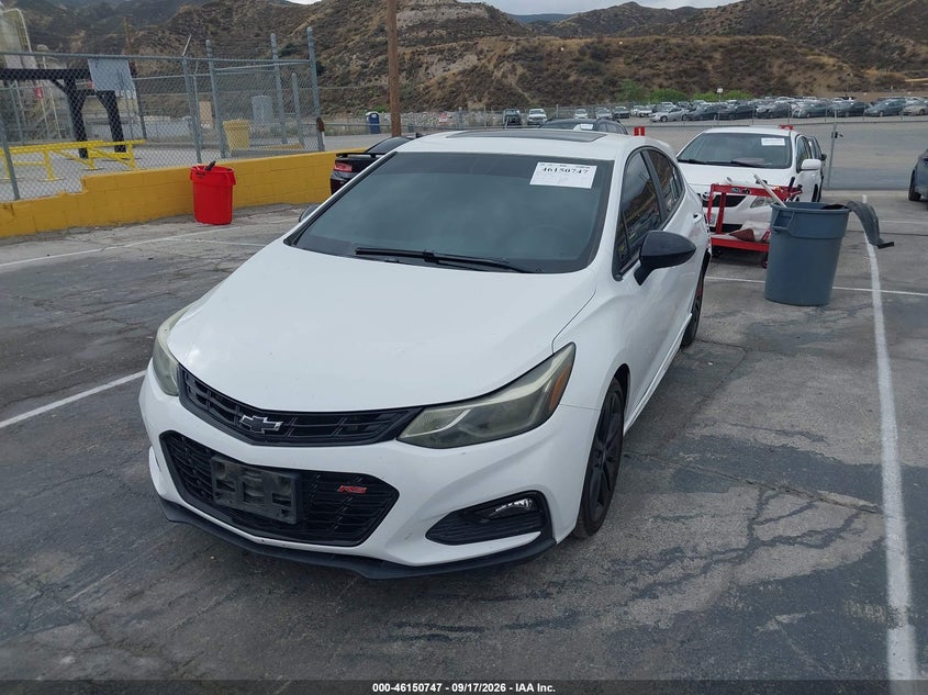 Vin: 3g1be6sm9js548448, lot: 46650532, chevrolet cruze lt auto 20182