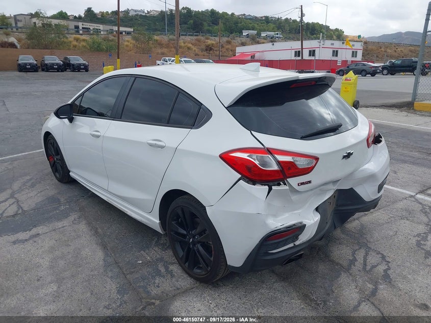 Vin: 3g1be6sm9js548448, lot: 46650532, chevrolet cruze lt auto 20183