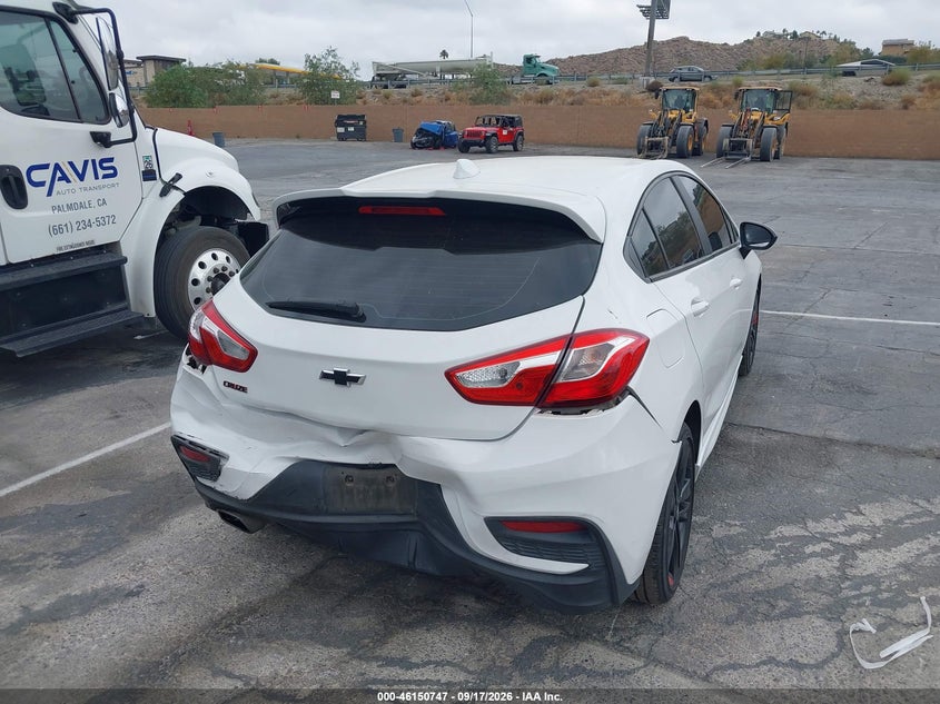 Vin: 3g1be6sm9js548448, lot: 46650532, chevrolet cruze lt auto 20184