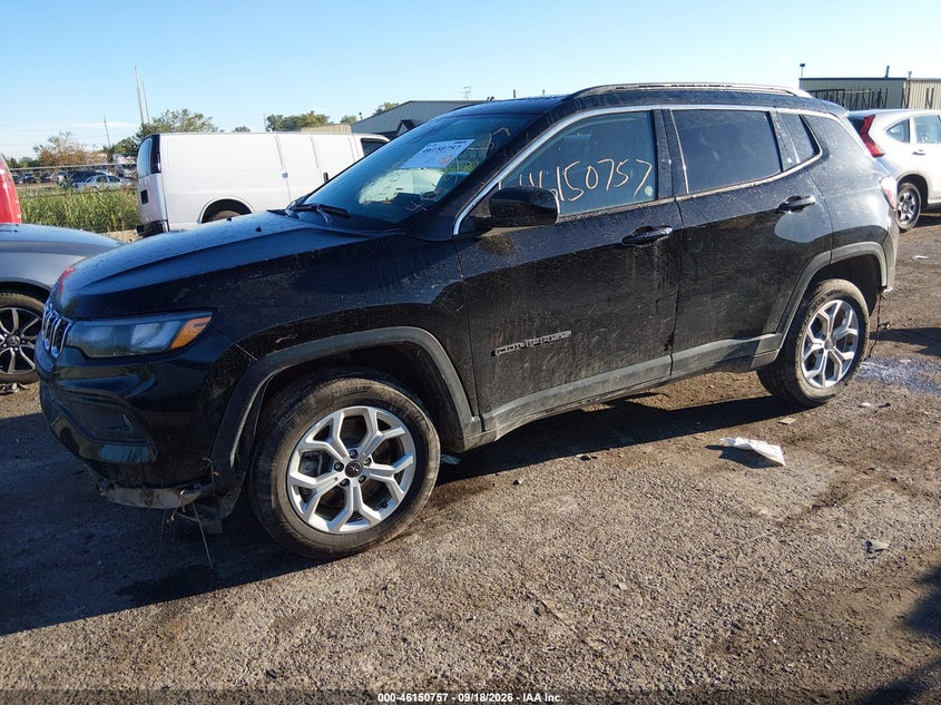 Vin: 3c4njdbn0st561064, lot: 46650542, jeep compass latitude 4x4 20252