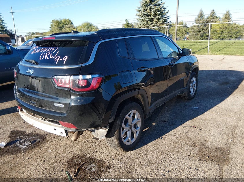 Vin: 3c4njdbn0st561064, lot: 46650542, jeep compass latitude 4x4 20254