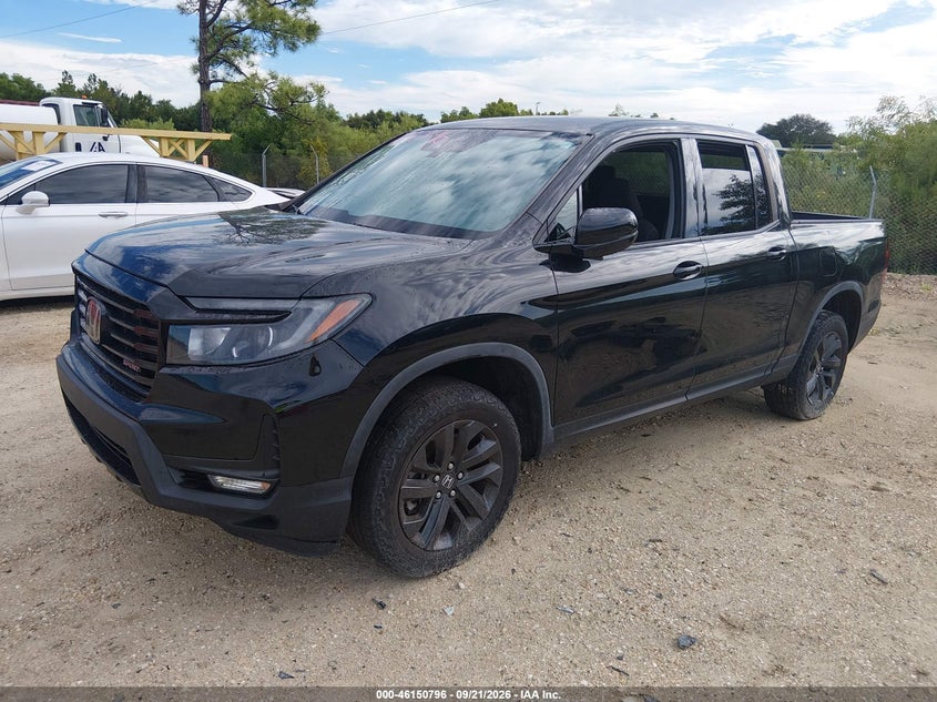 Vin: 5fpyk3f12pb052876, lot: 46650580, honda ridgeline sport 20232