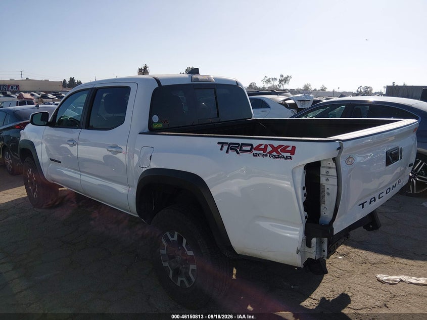 Vin: 3tmcz5an6pm550661, lot: 46650598, toyota tacoma trd off road 20233