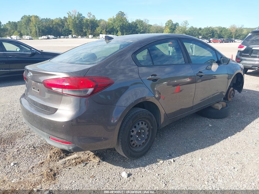 Vin: 3kpfk4a78he129808, lot: 46650606, kia forte lx 20174