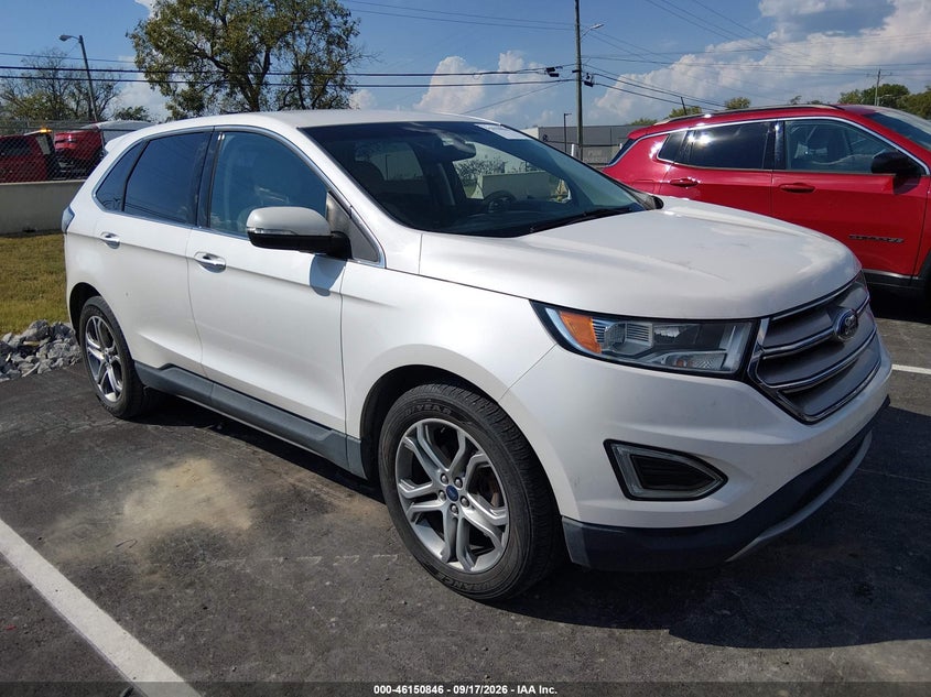 Vin: 2fmtk3k92fbc24653, lot: 46650631, ford edge titanium 2015 img_1