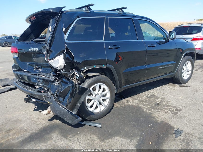 Vin: 1c4rjfagxmc700485, lot: 46650701, jeep grand cherokee laredo e 20214