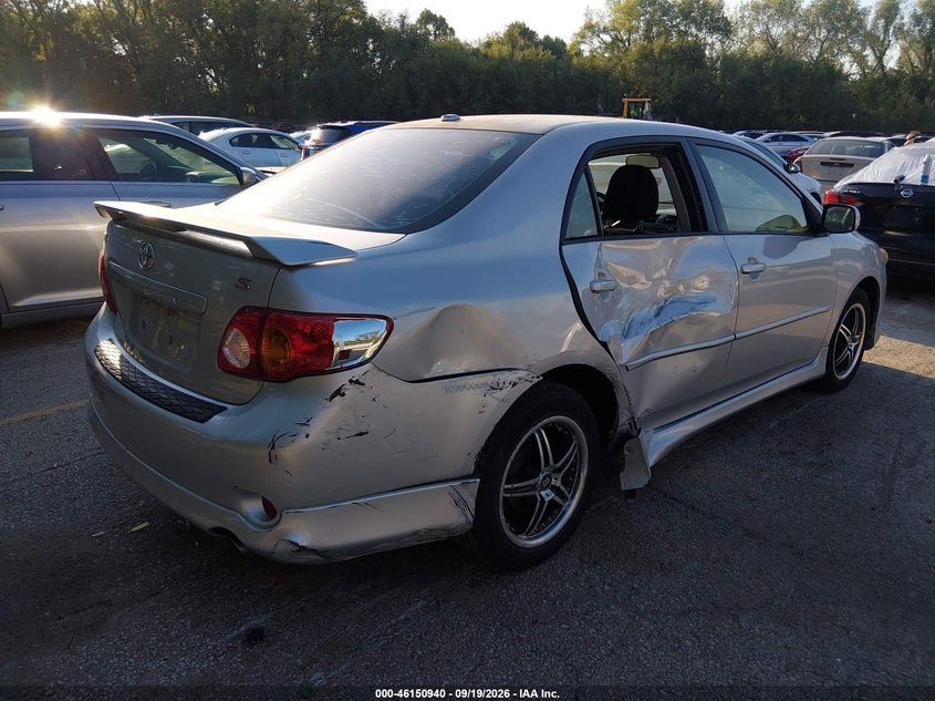 Vin: 1nxbu4ee2az306423, lot: 46650725, toyota corolla s 20104
