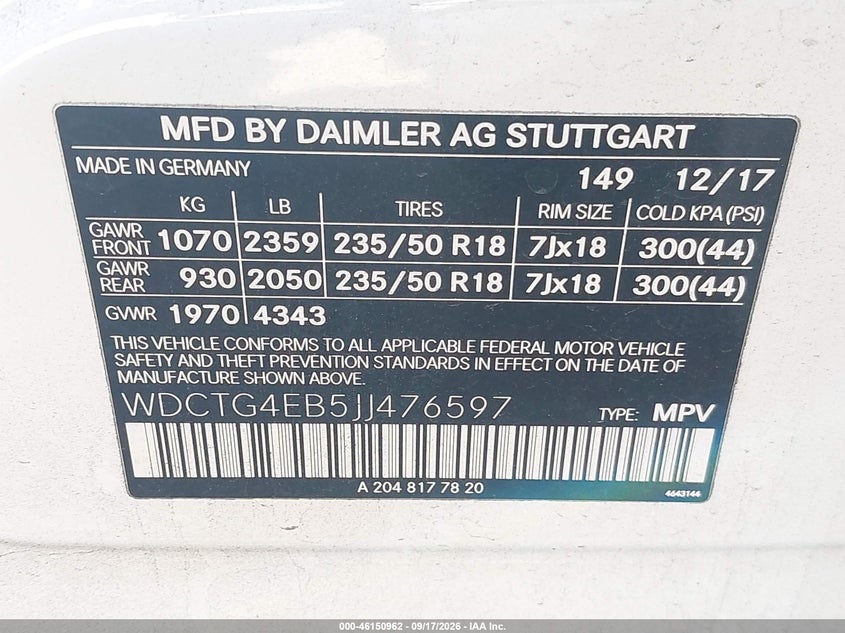 2018 MERCEDES-BENZ GLA 250 · Фото 9