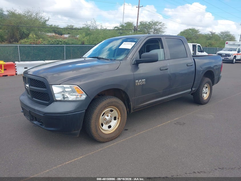 Vin: 1c6rr7kg9hs763576, lot: 46650781, ram 1500 tradesman  4x4 5'7 box 20172