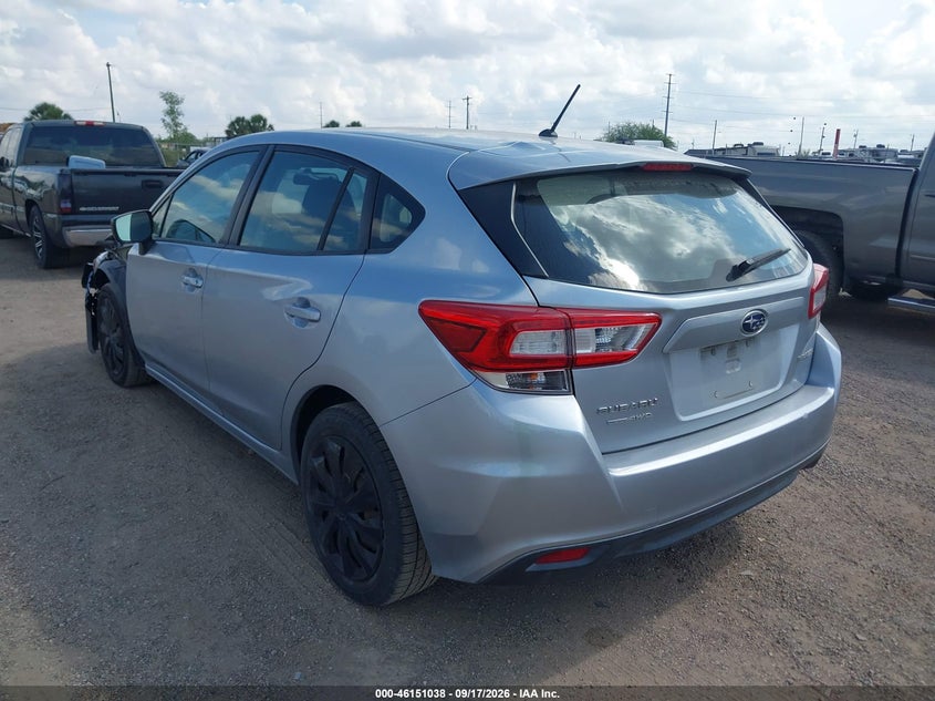 Vin: 4s3gtab60k3721918, lot: 46650824, subaru impreza 2.0i 20193