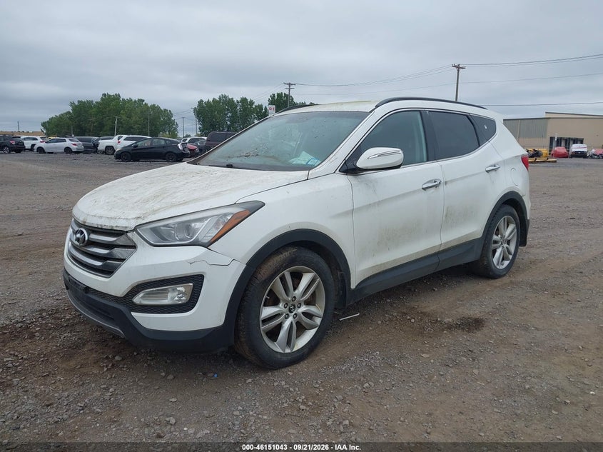 Vin: 5xyzudla8eg216848, lot: 46650828, hyundai santa fe sport 2.0l turbo 20142