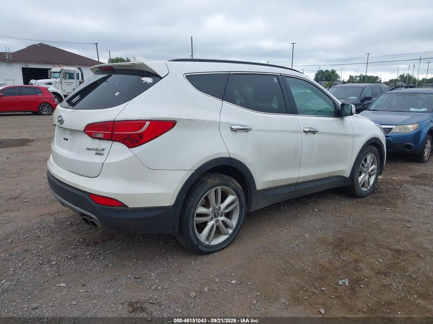 Vin: 5xyzudla8eg216848, lot: 46650828, hyundai santa fe sport 2.0l turbo 20144