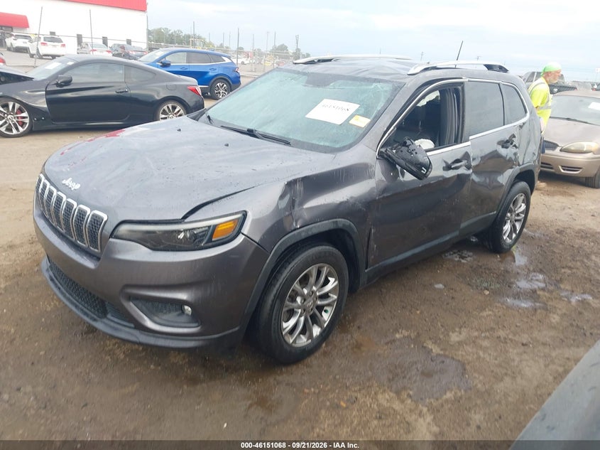 Vin: 1c4pjllb8kd301475, lot: 46650853, jeep cherokee latitude plus fwd 20192