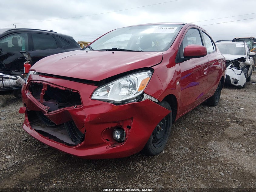 Vin: ml32f3fj0hh001965, lot: 46650854, mitsubishi mirage g4 es 20172
