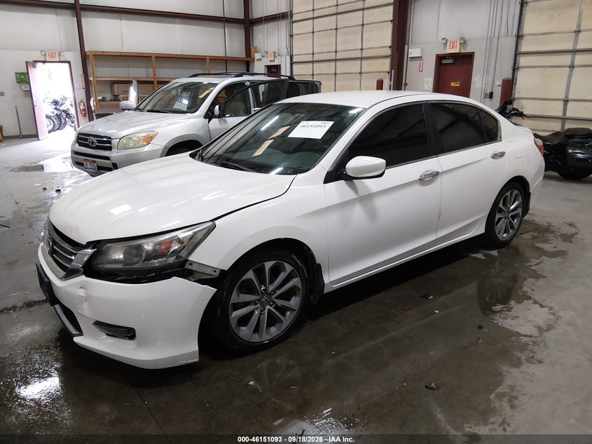 Vin: 1hgcr2f51ea033674, lot: 46650878, honda accord sport 20142