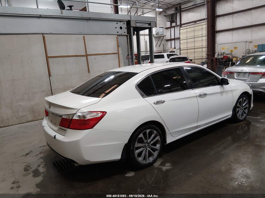 Vin: 1hgcr2f51ea033674, lot: 46650878, honda accord sport 20144