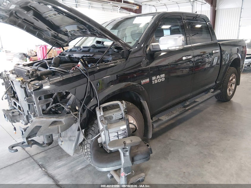 Vin: 1c6rr7lt3js172435, lot: 46650881, ram 1500 harvest  4x4 5'7 box 20182