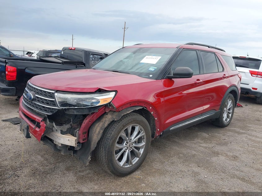 Vin: 1fmsk7dh8nga77320, lot: 46650917, ford explorer xlt 20222