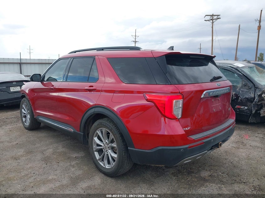 Vin: 1fmsk7dh8nga77320, lot: 46650917, ford explorer xlt 20223