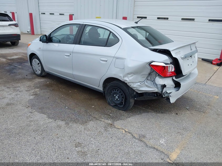 Vin: ml32fufj3rhf08501, lot: 46650928, mitsubishi mirage g4 es 20243