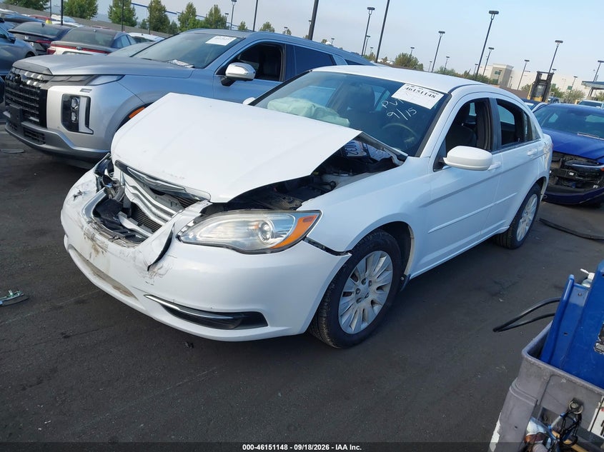 Vin: 1c3bc4fb5bn563958, lot: 46650933, chrysler 200 lx 20112