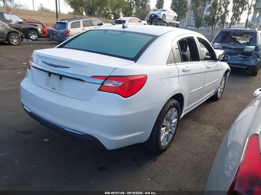 Vin: 1c3bc4fb5bn563958, lot: 46650933, chrysler 200 lx 20114