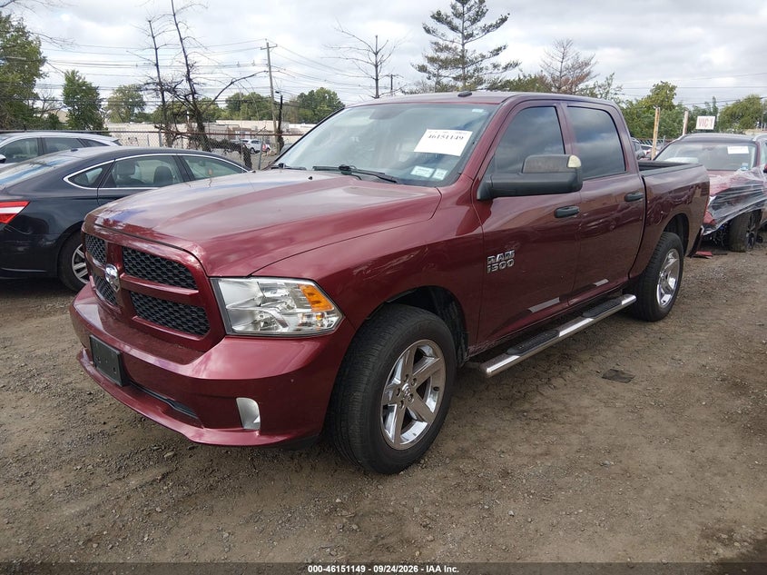 Vin: 3c6rr7kg9jg198372, lot: 46650934, ram 1500 express  4x4 5'7 box 20182