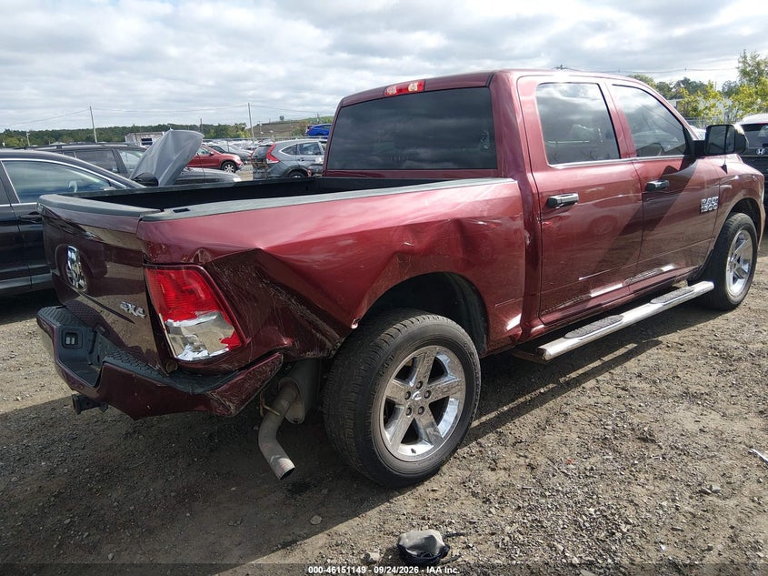 Vin: 3c6rr7kg9jg198372, lot: 46650934, ram 1500 express  4x4 5'7 box 20184