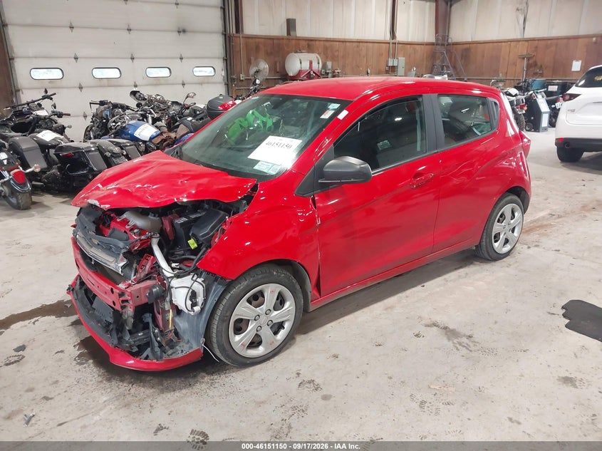Vin: kl8cb6sa9nc018141, lot: 46650935, chevrolet spark fwd ls automatic 20222