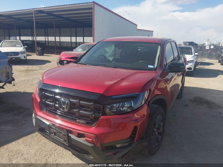 Vin: 5fpyk3f12sb036086, lot: 46650963, honda ridgeline sport 20252