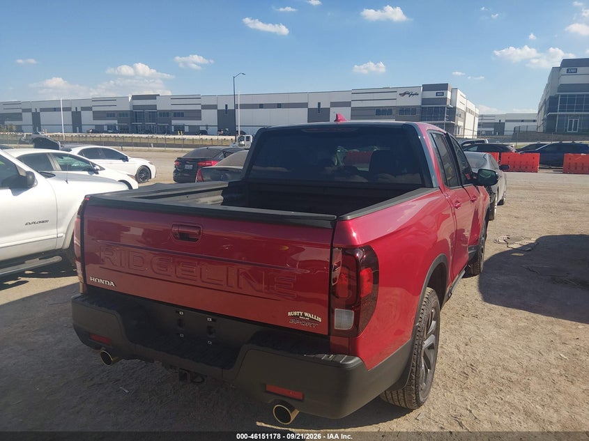 Vin: 5fpyk3f12sb036086, lot: 46650963, honda ridgeline sport 20254