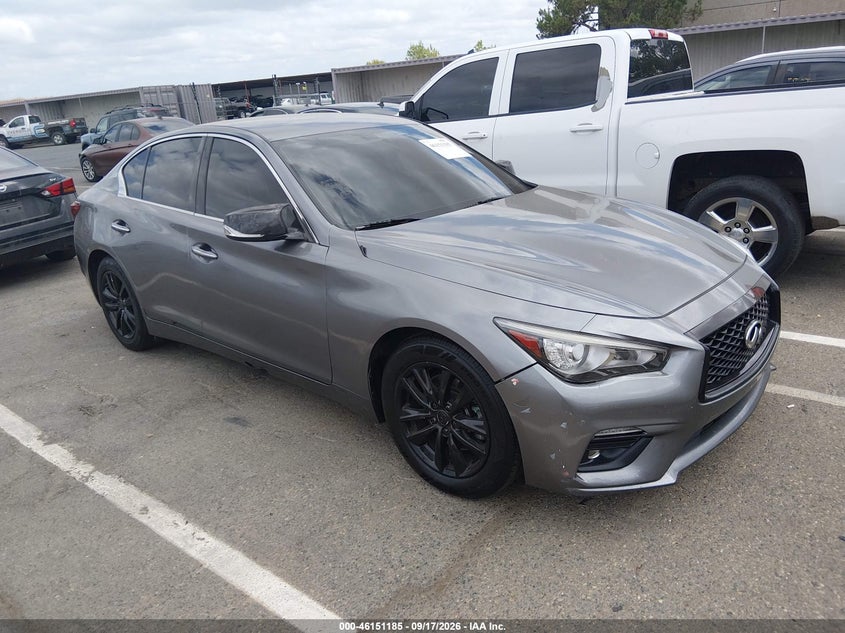 2020 Infiniti Q50 Pure, Знос, IAAI, VIN JN1EV7AP9LM201021