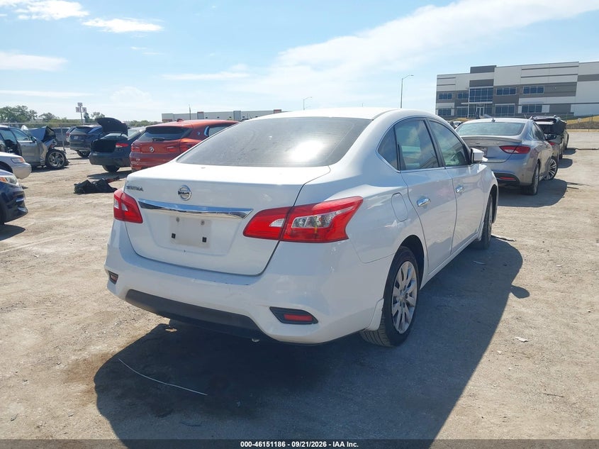 Vin: 3n1ab7ap5hy297306, lot: 46650971, nissan sentra s 20174