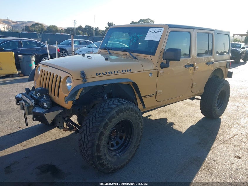 Vin: 1c4bjwfg4el162992, lot: 46650986, jeep wrangler unlimited rubicon 20142