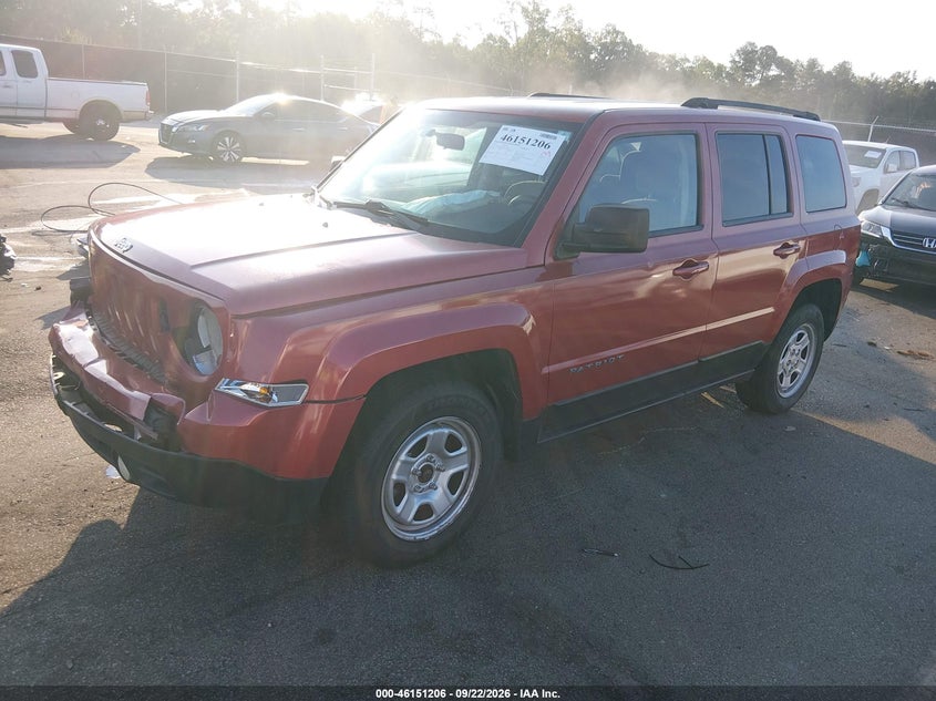 Vin: 1j4nt1gbxbd146504, lot: 46650991, jeep patriot sport 20112