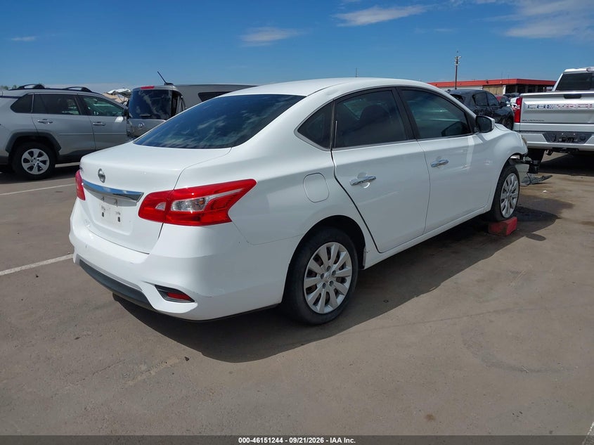 Vin: 3n1ab7ap2jy305898, lot: 46651029, nissan sentra s 20184
